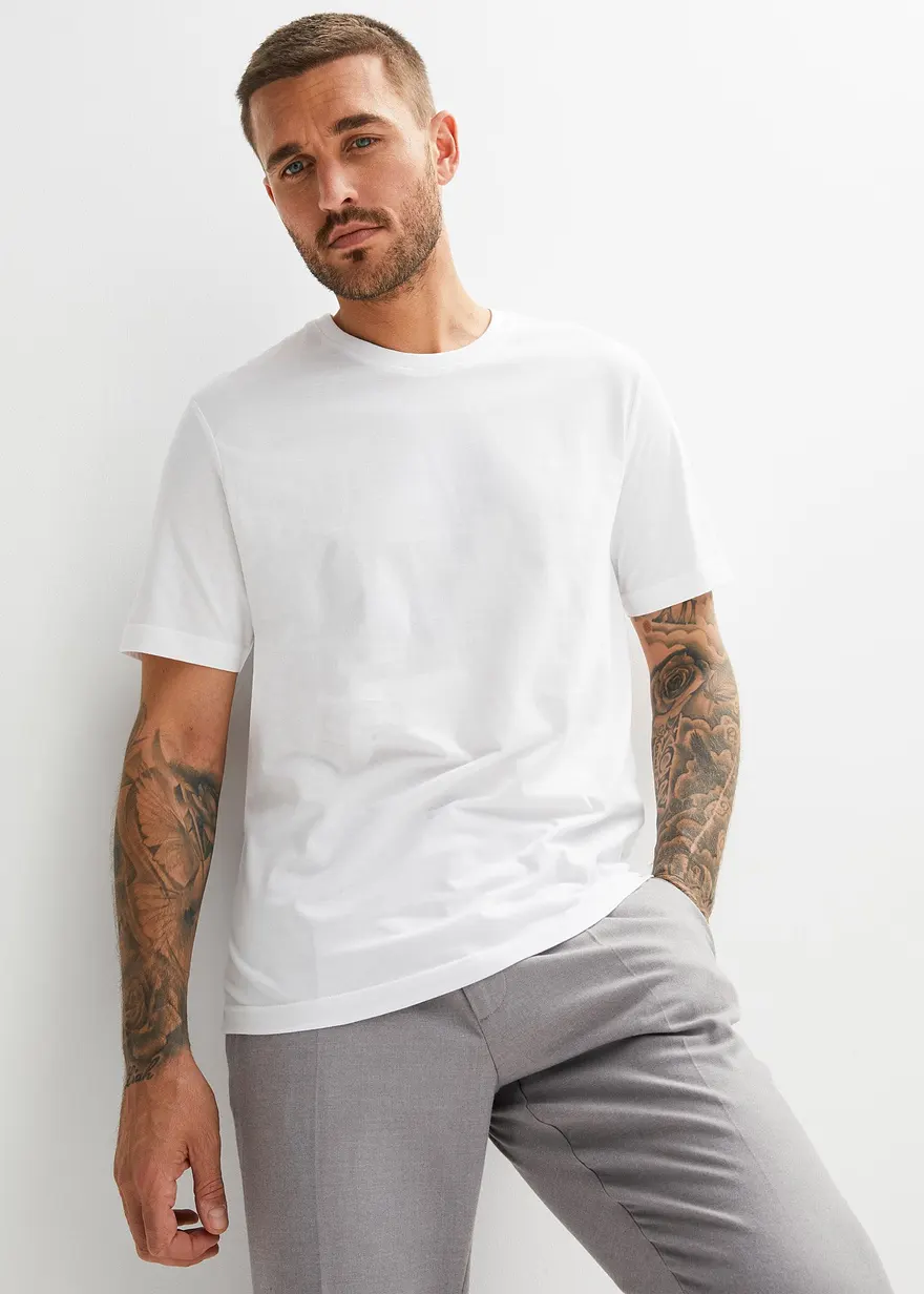 T-Shirt (2er Pack) aus reiner Bio-Baumwolle