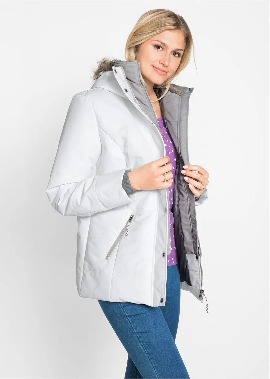 Winterjacke in 2-in1 Optik