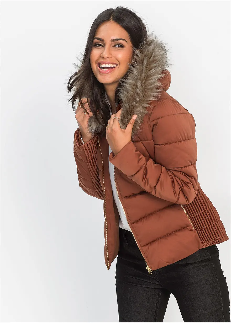 Leichte Steppjacke aus recycelt Polyester
