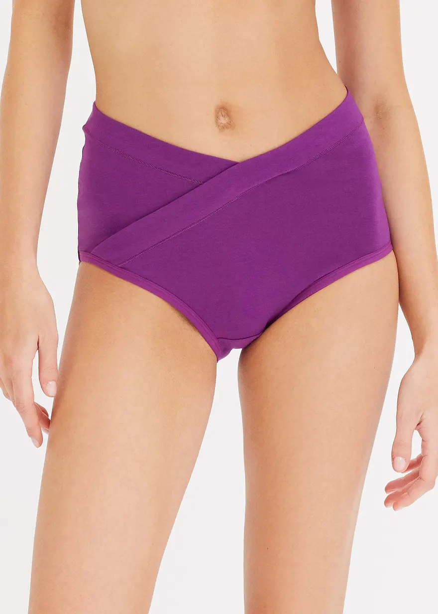 Taillenslip mit V-Shape mit Bio-Baumwolle (4er Pack)