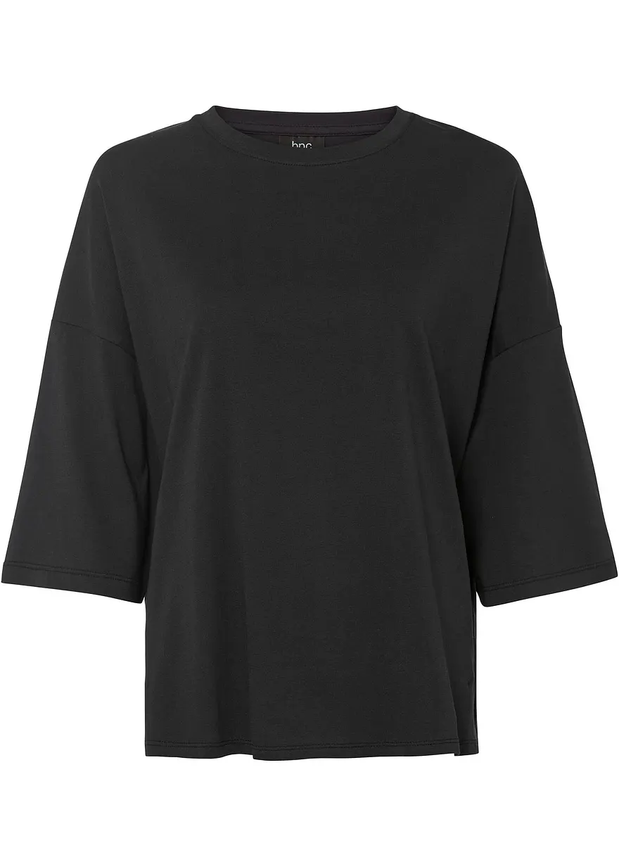 Oversize-Shirt aus elastischem Bio-Baumwoll-Mix