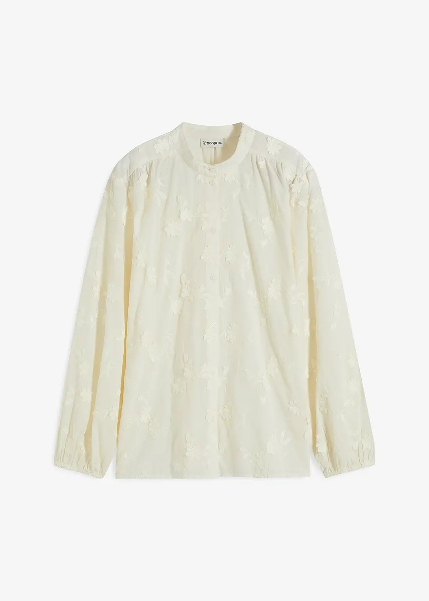 Bluse aus reiner Baumwolle