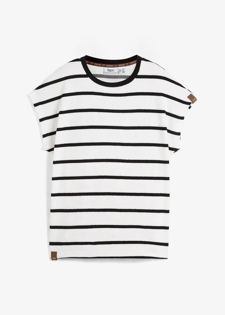Shirt mit Streifen, kurzarm