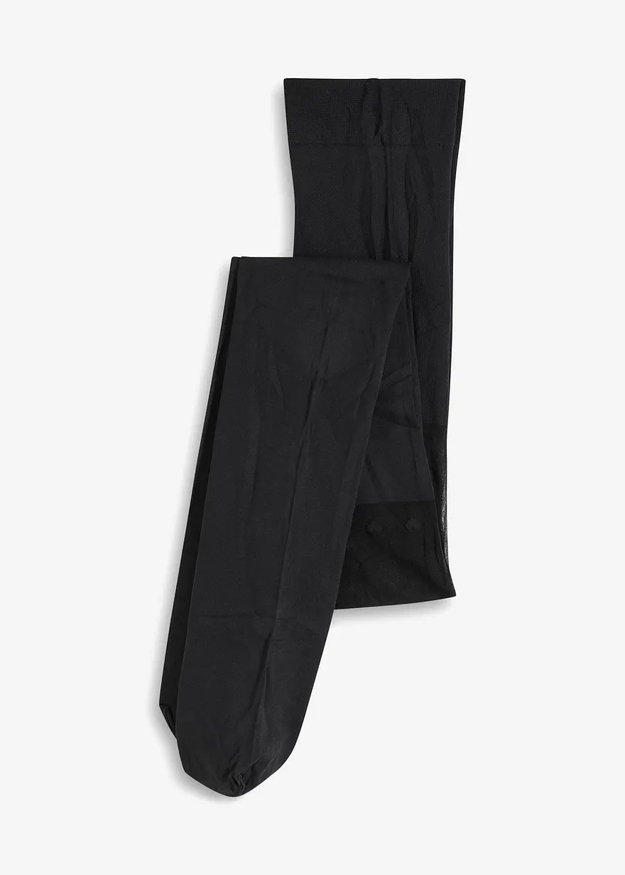 Overknee Strumpfhose mit Herzchen mit recyceltem Polyamid 60den