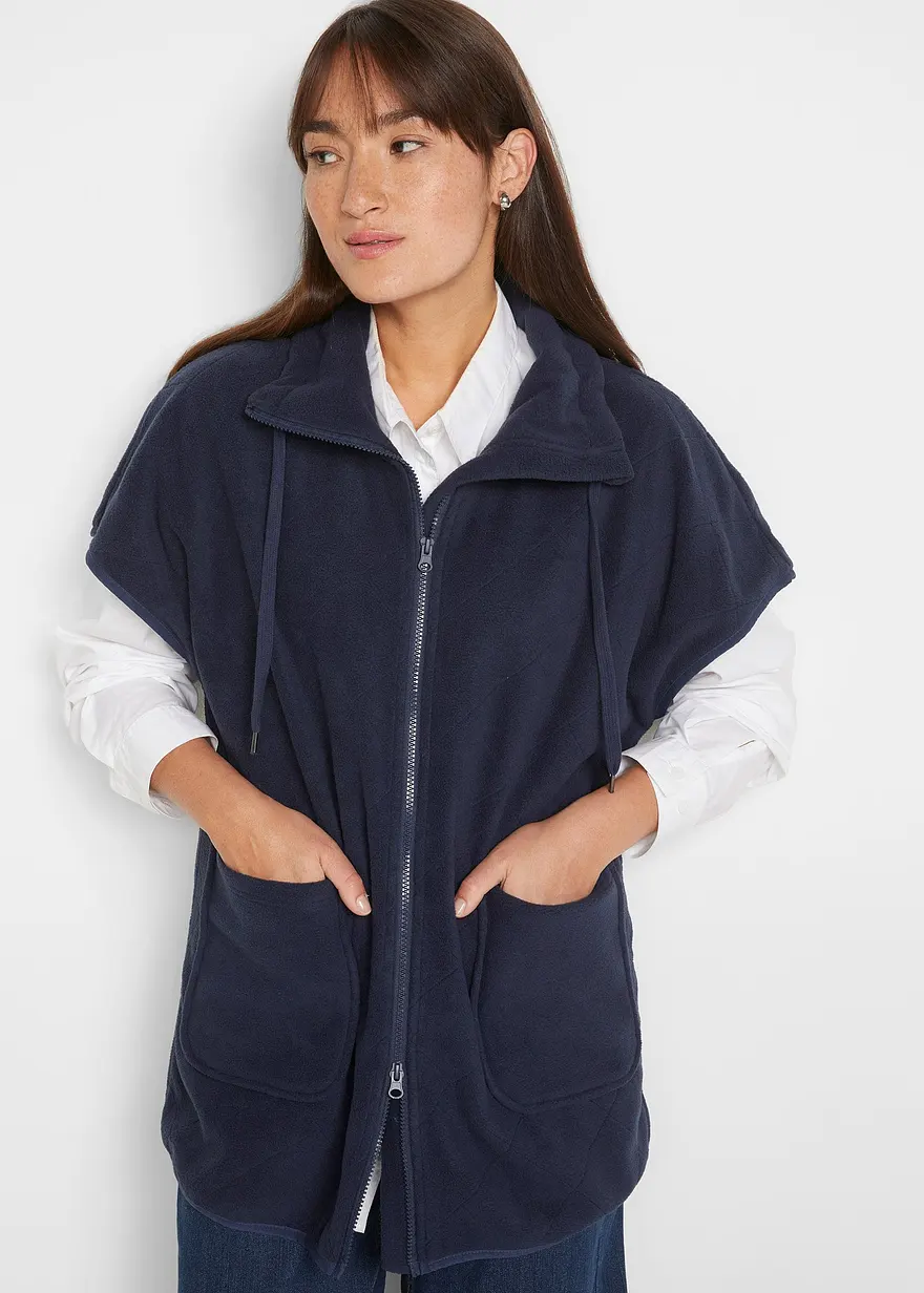 Fleece-Weste aus recyceltem Polyester