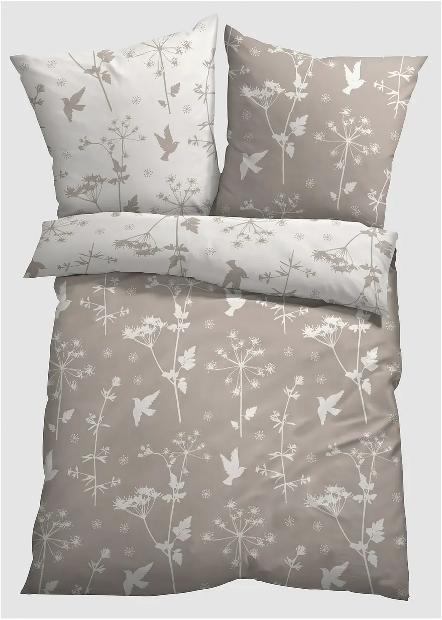 Wendebettwäsche mit floralem Design