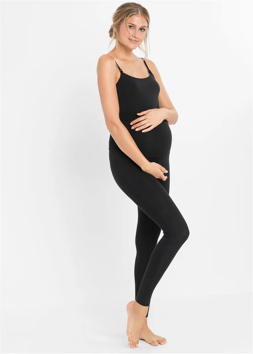Umstandsleggings aus Bio-Baumwolle