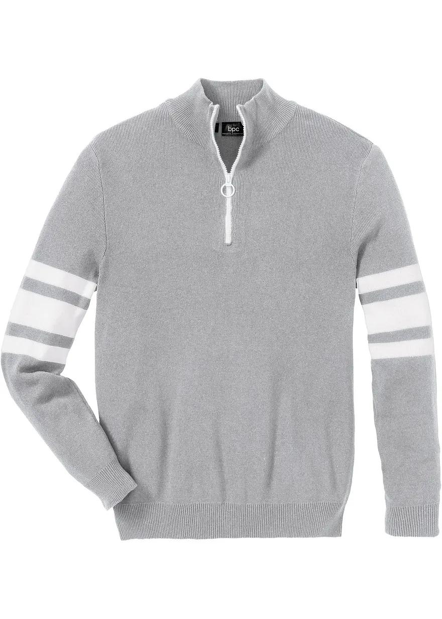 Troyer Pullover mit recycelter Baumwolle