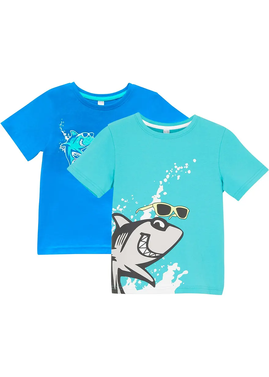 T-Shirt (2er Pack) aus reiner Bio-Baumwolle