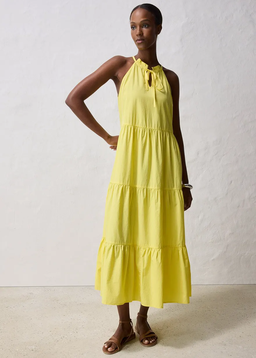 Kleid mit Seidenanteil