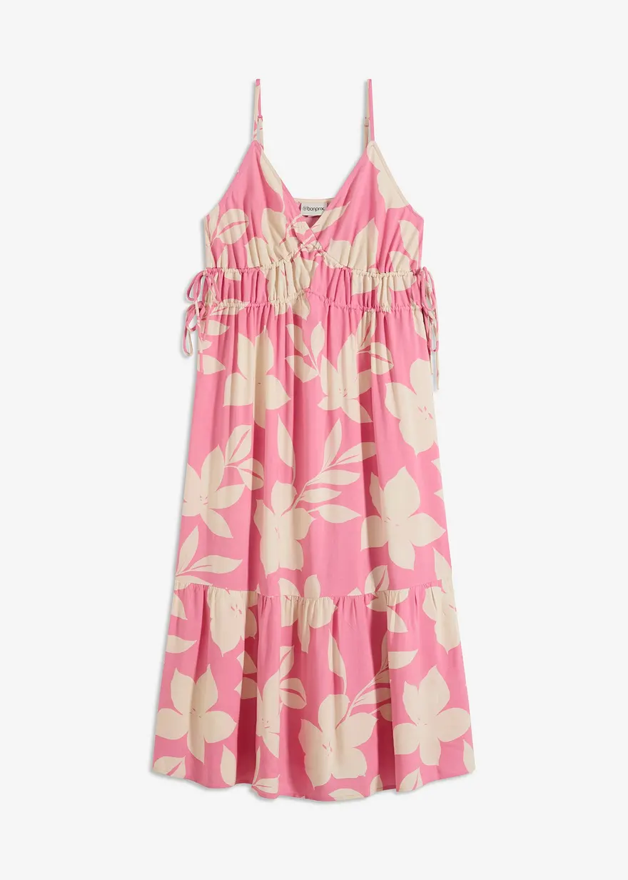 Trägerkleid aus fließender Viskose