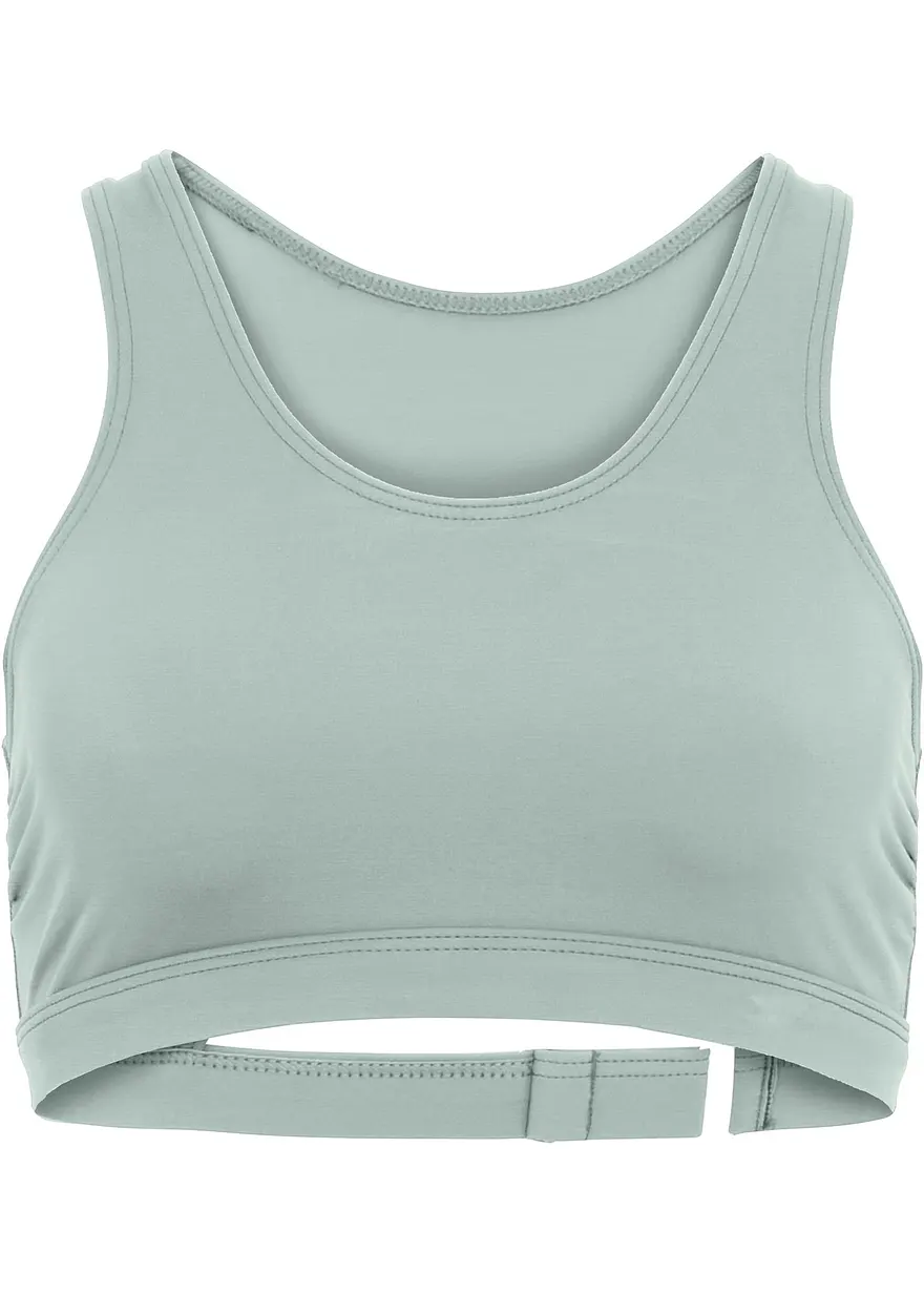 Bustier-Bikinioberteil mit verstellbarer Unterbrust