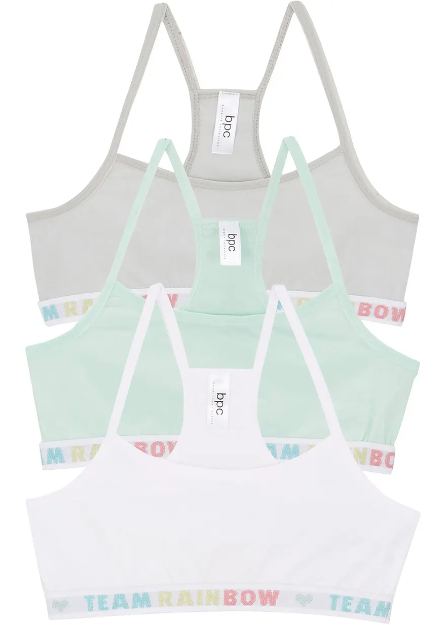 Bustier mit weicher Baumwolle (3er Pack)