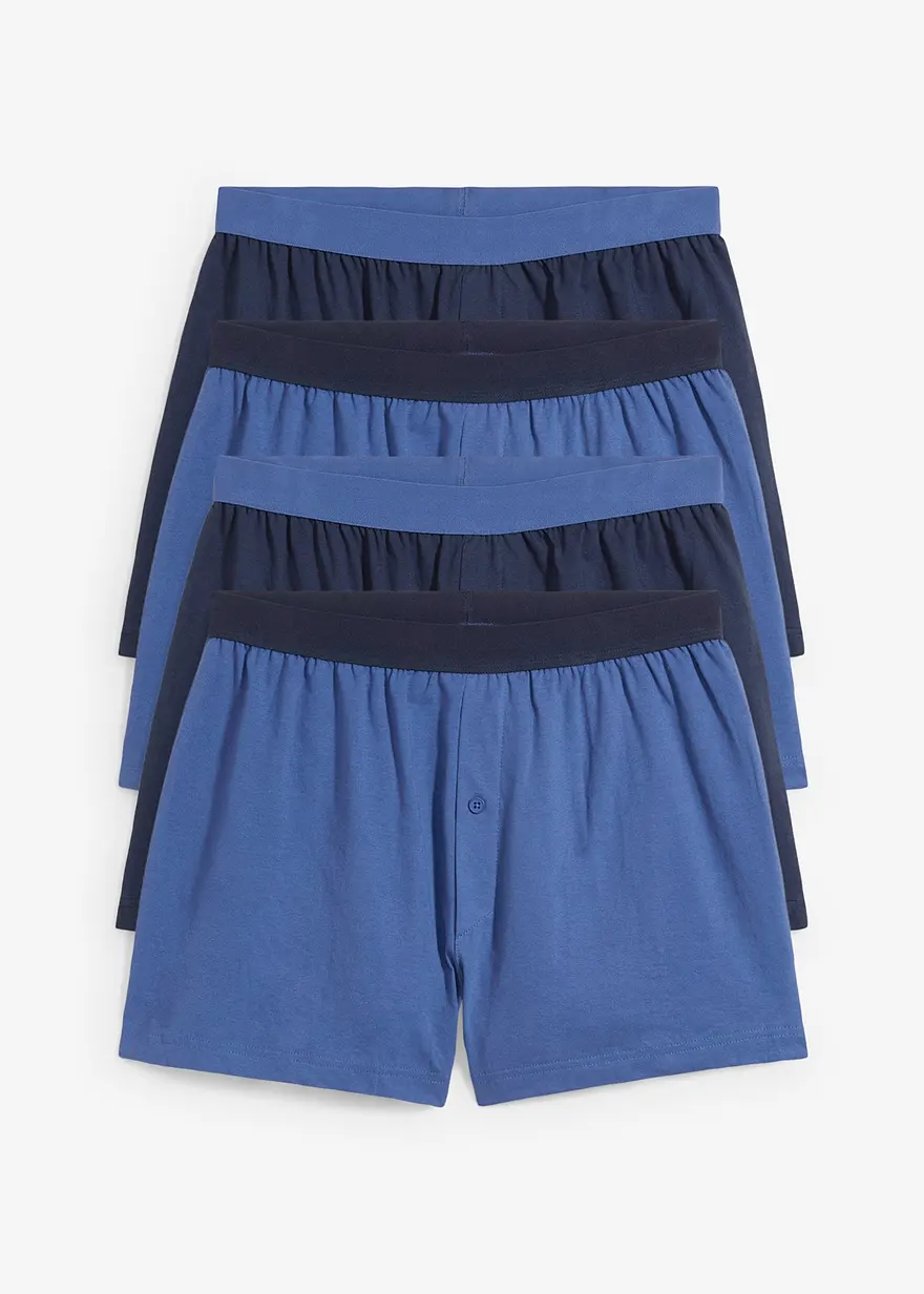 Lockere Jersey Boxershorts (4er Pack)