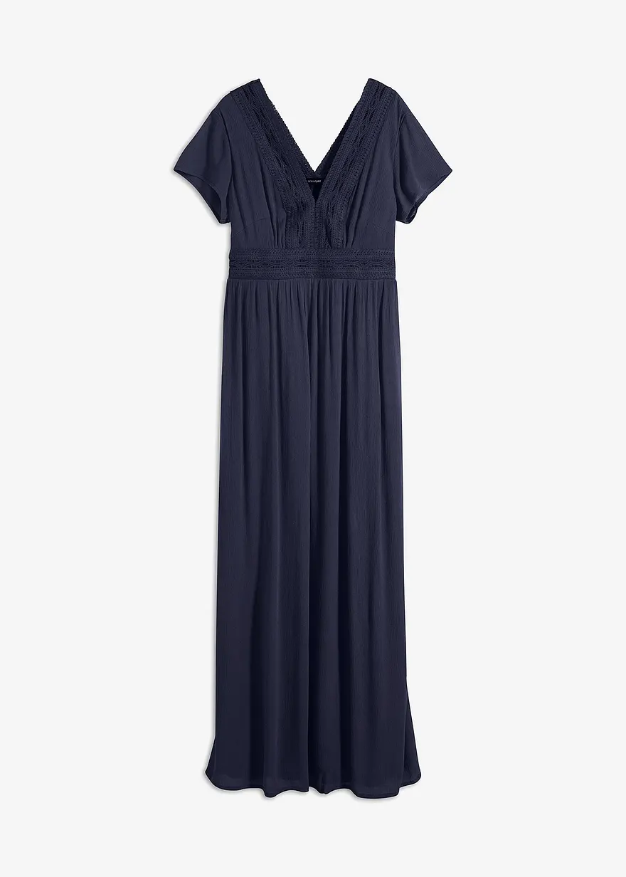 Maxikleid aus fließender Viskose