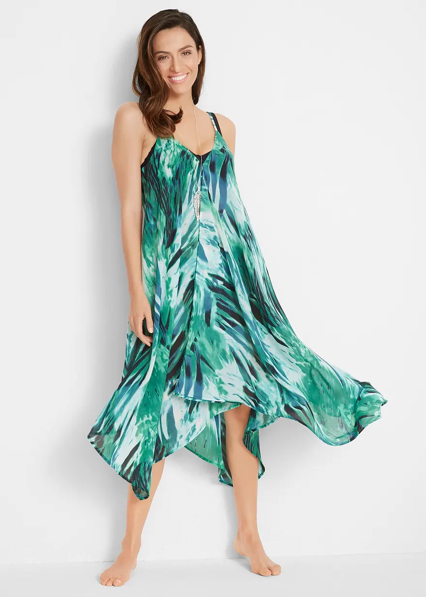 Chiffon Strand Maxikleid