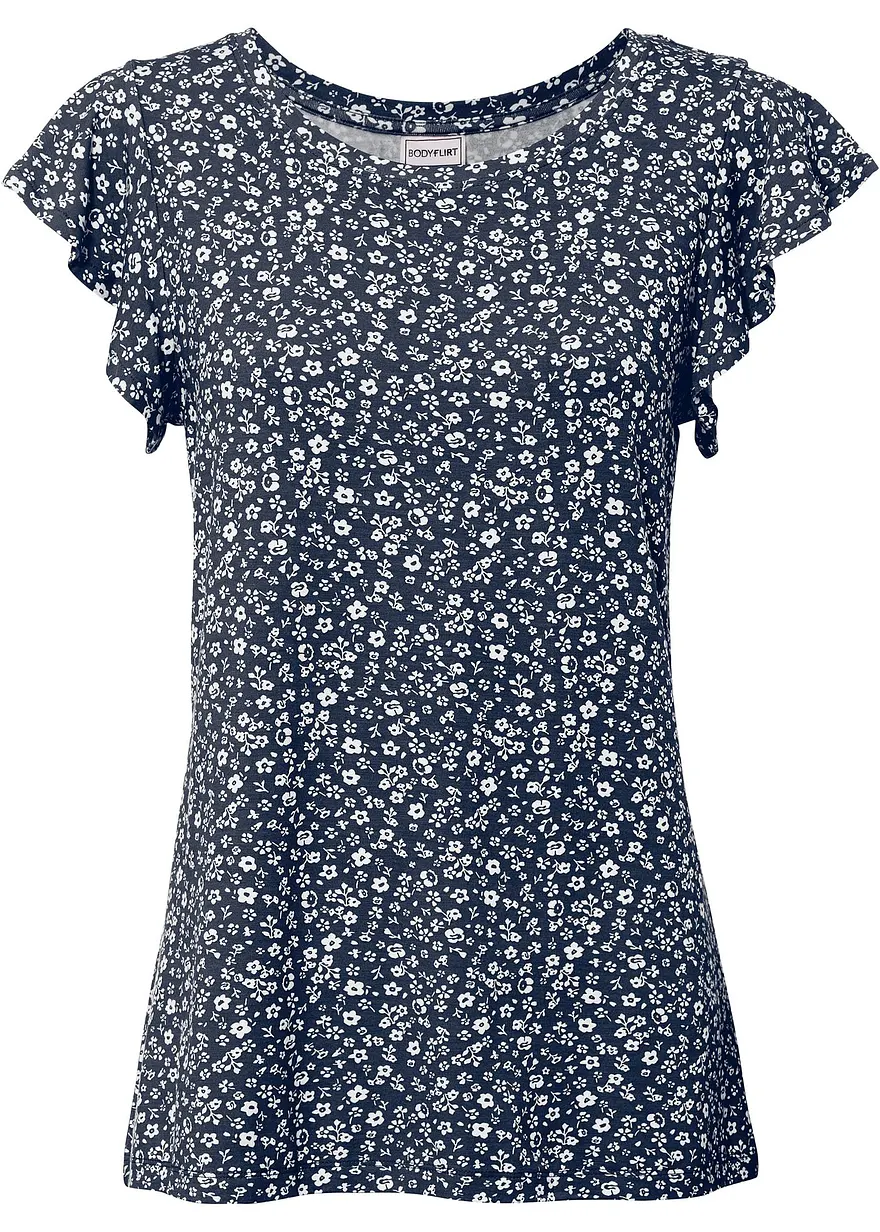 Shirt mit Volantärmel