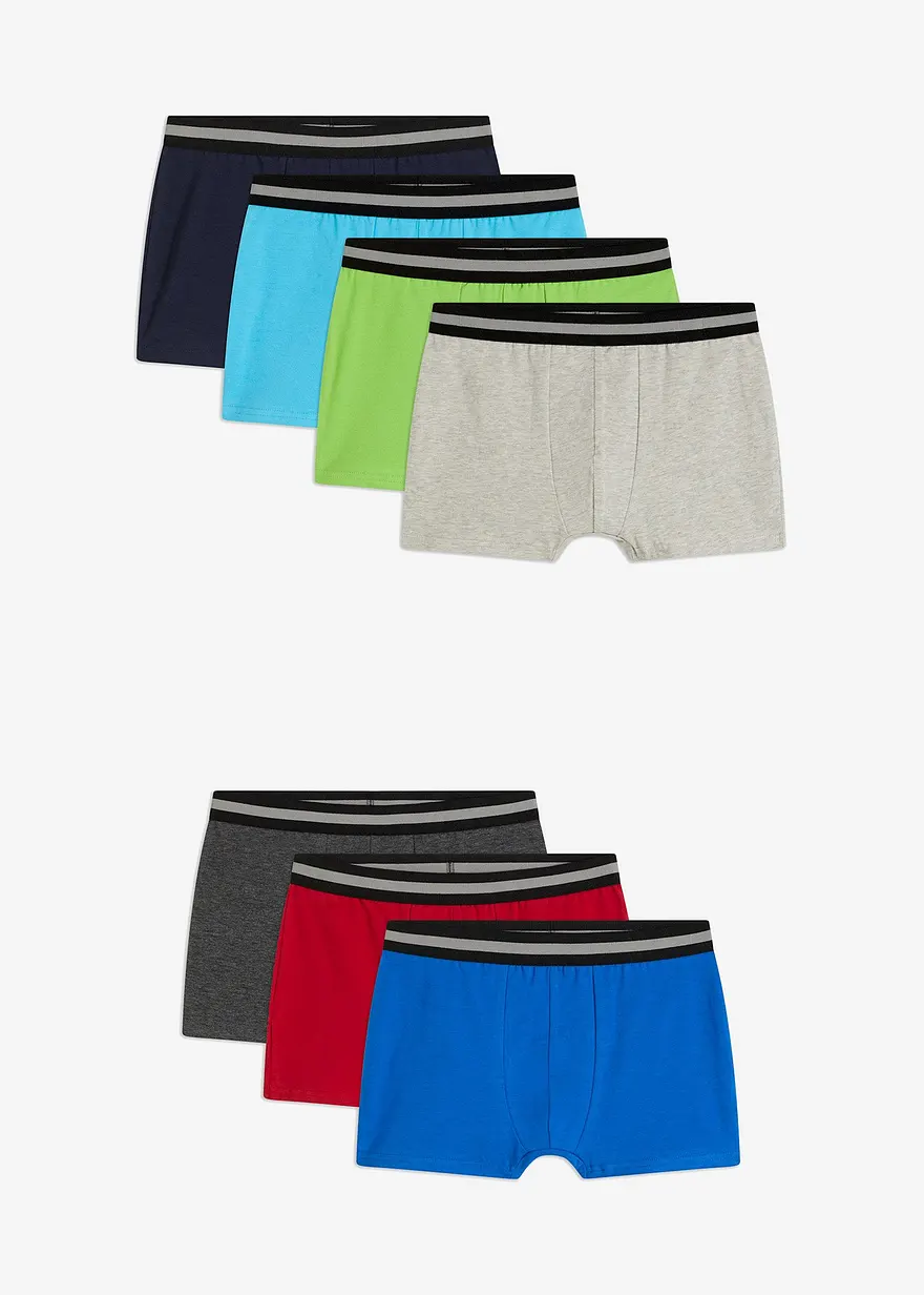 Boxershorts mit weicher Baumwolle (7er Pack)