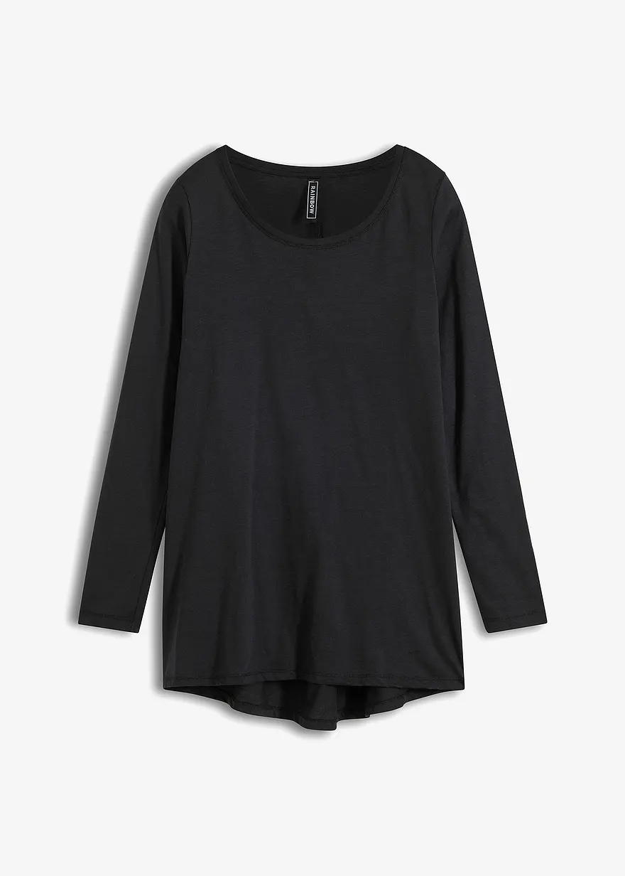 Langarmshirt aus reiner Baumwolle