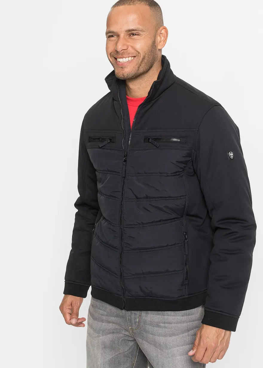 wattierte Softshelljacke