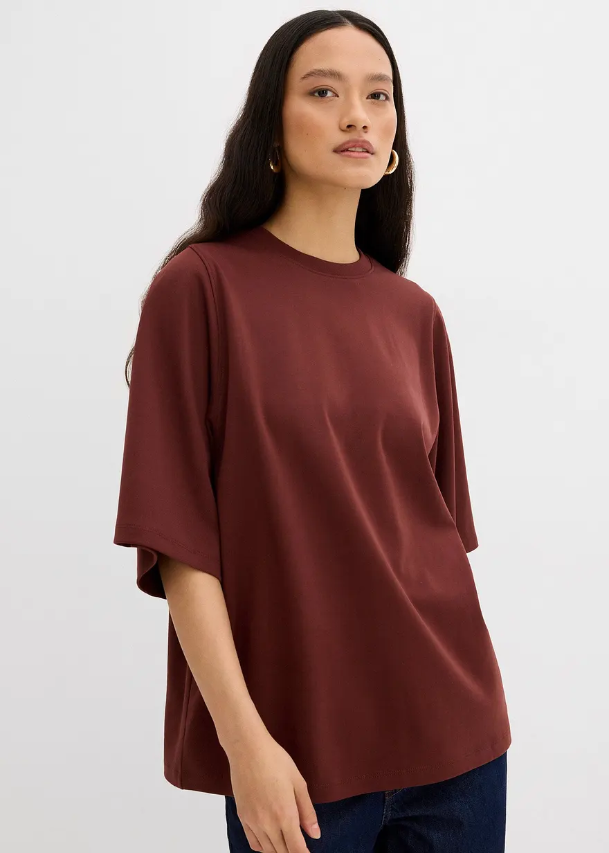 Oversize-Shirt mit weiten Ärmeln aus reiner Bio-Baumwolle