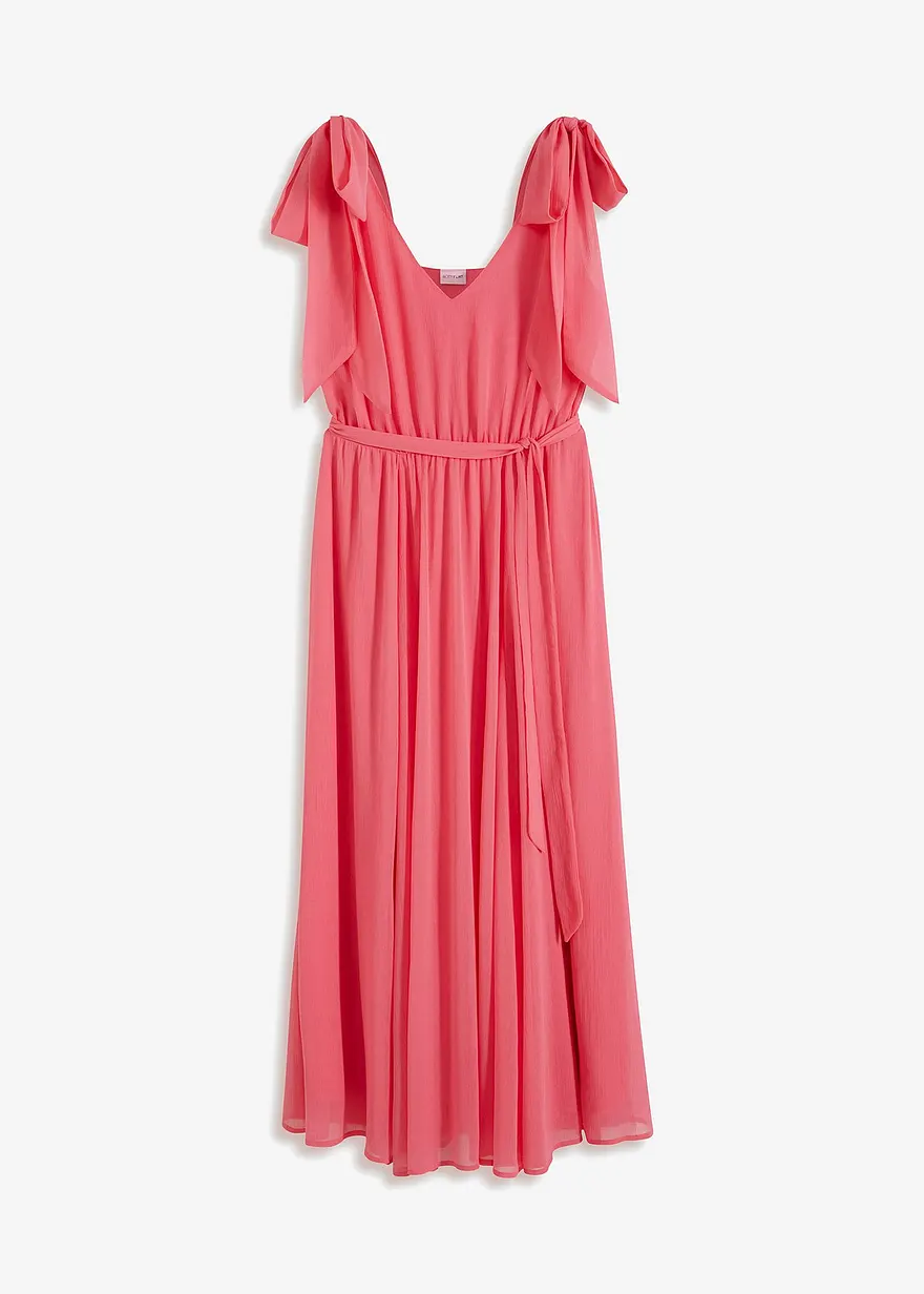 Chiffonkleid mit Schleifendetails