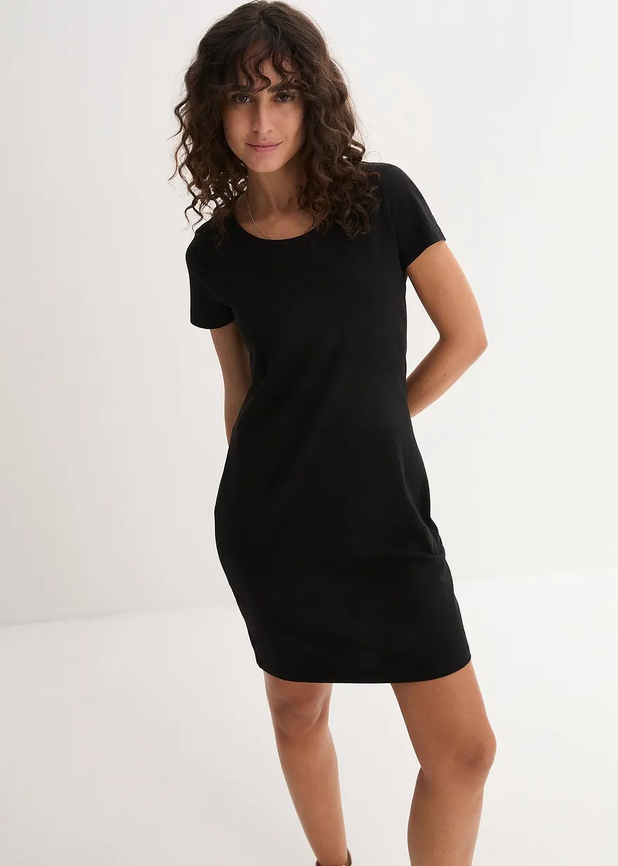 Jerseykleid aus Bio-Baumwolle mit Stretch