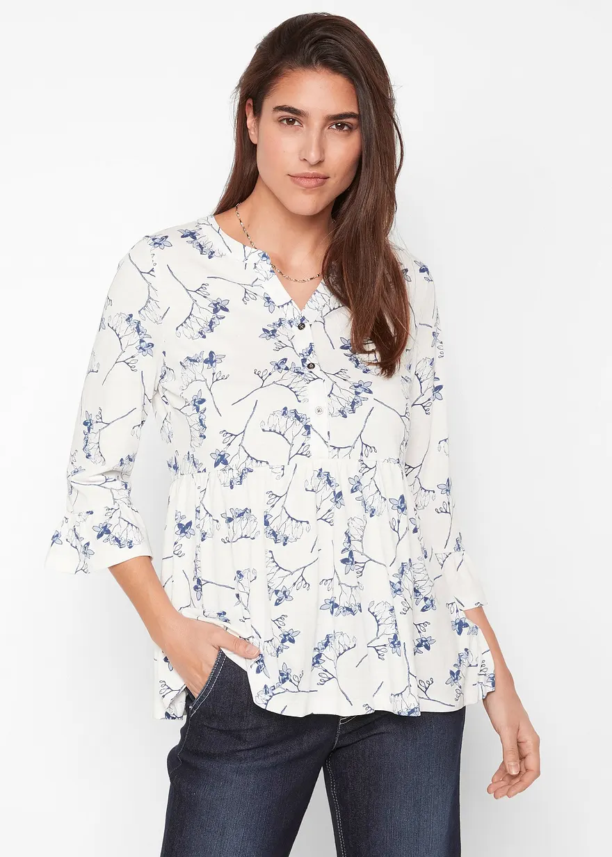 Shirt-Tunika, 3/4-Arm