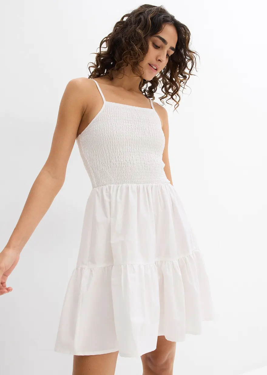 Trägerkleid aus reiner Bio-Baumwolle
