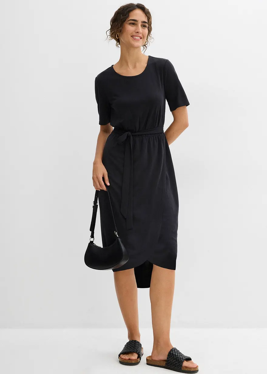 figurbetontes Jerseykleid aus softem Viskose-Mix
