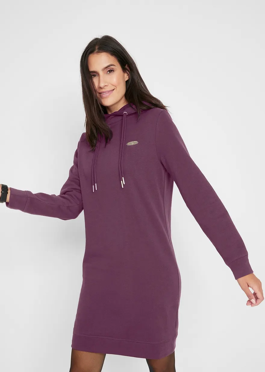 Sweatkleid mit Kapuze