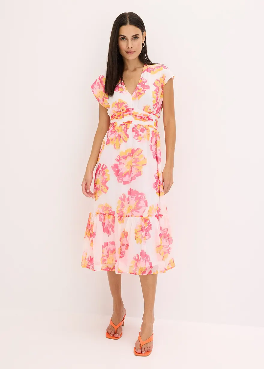 bedrucktes Midikleid