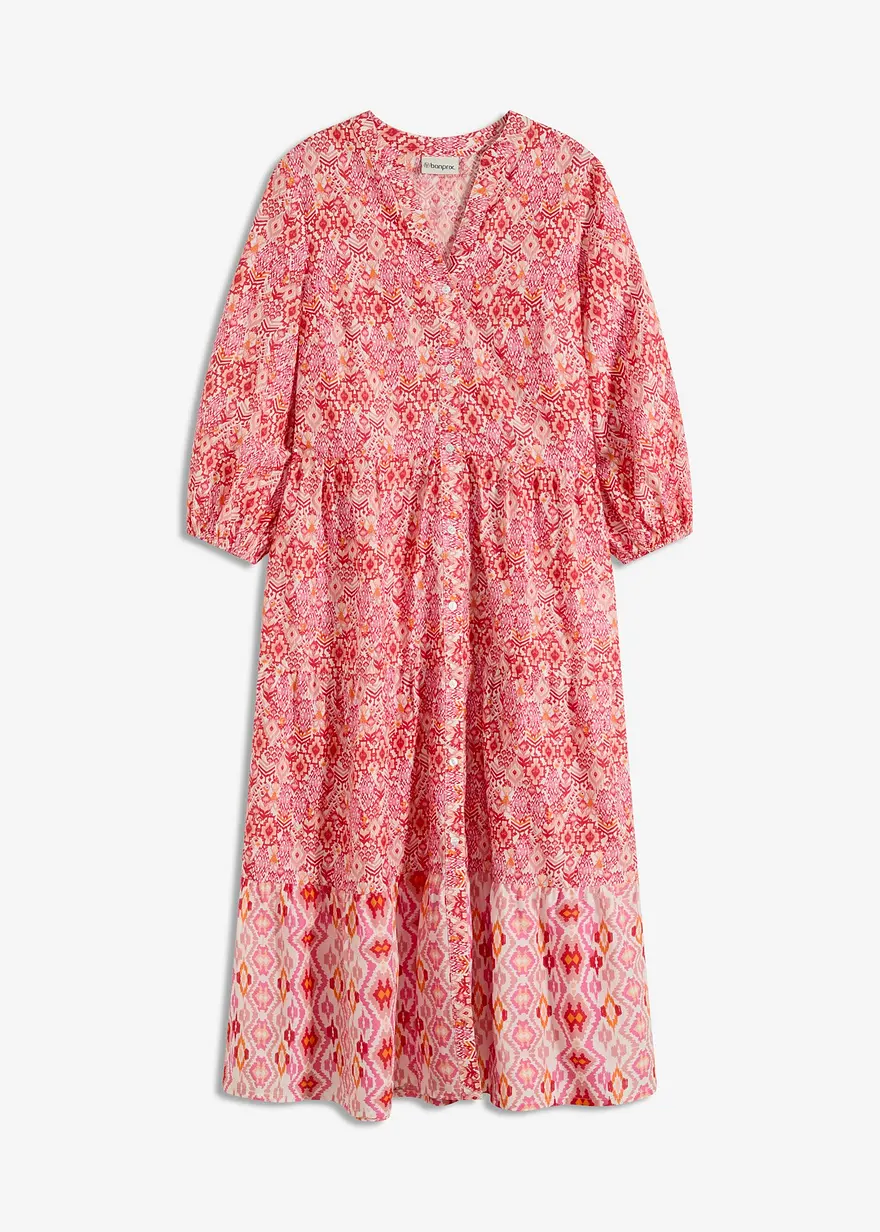 Midikleid aus leichter Baumwolle