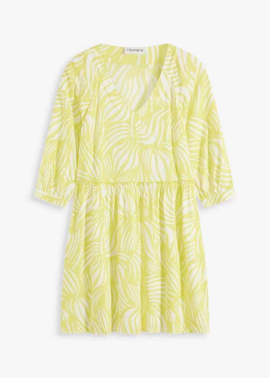 Tunika-Kleid aus fließender Viskose