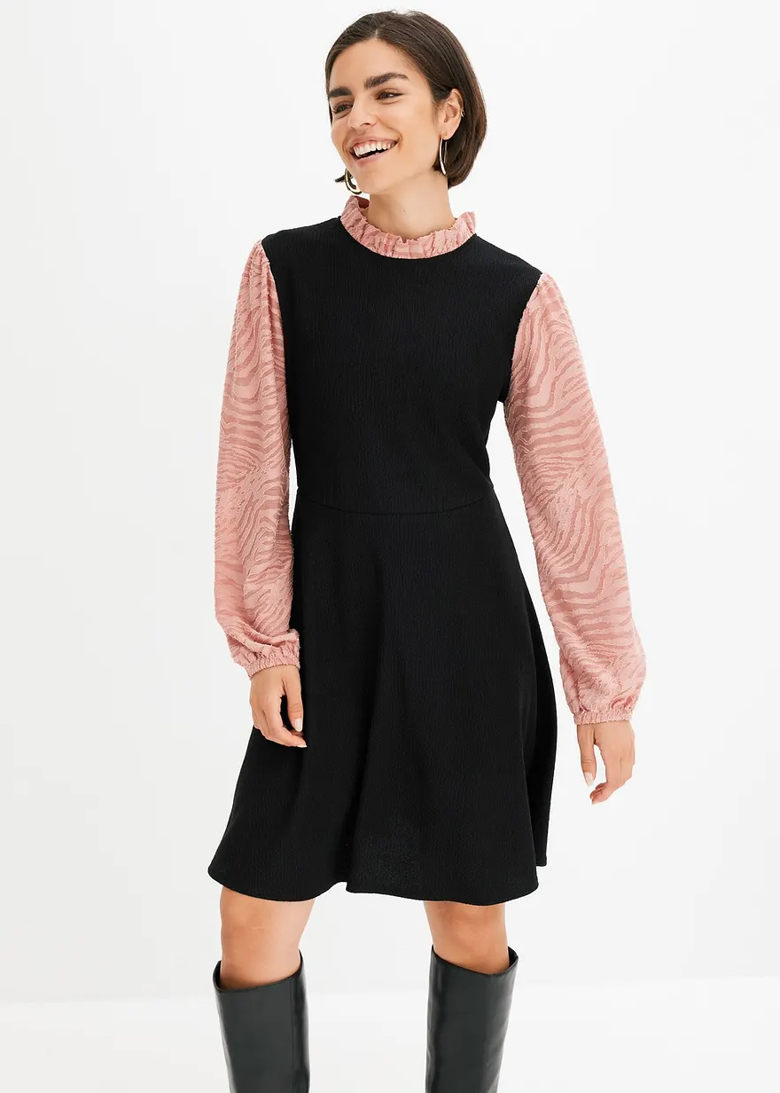 Kleid mit Ballonärmeln