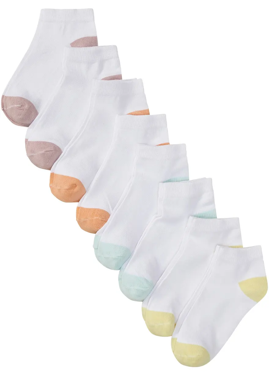 Kurzsocken mit Bio-Baumwolle (8er Pack)