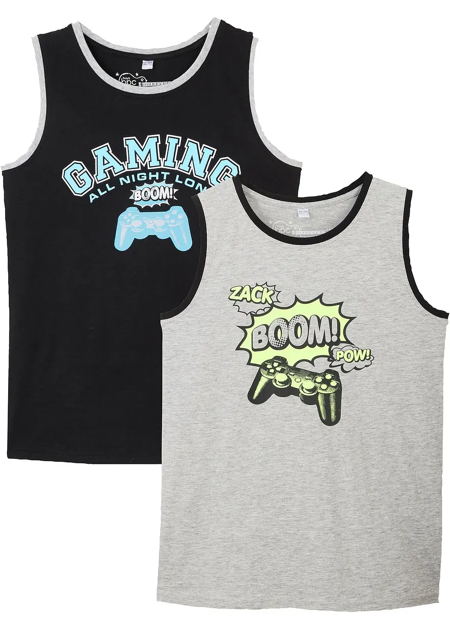Tanktop mit Bio-Baumwolle (2er Pack)