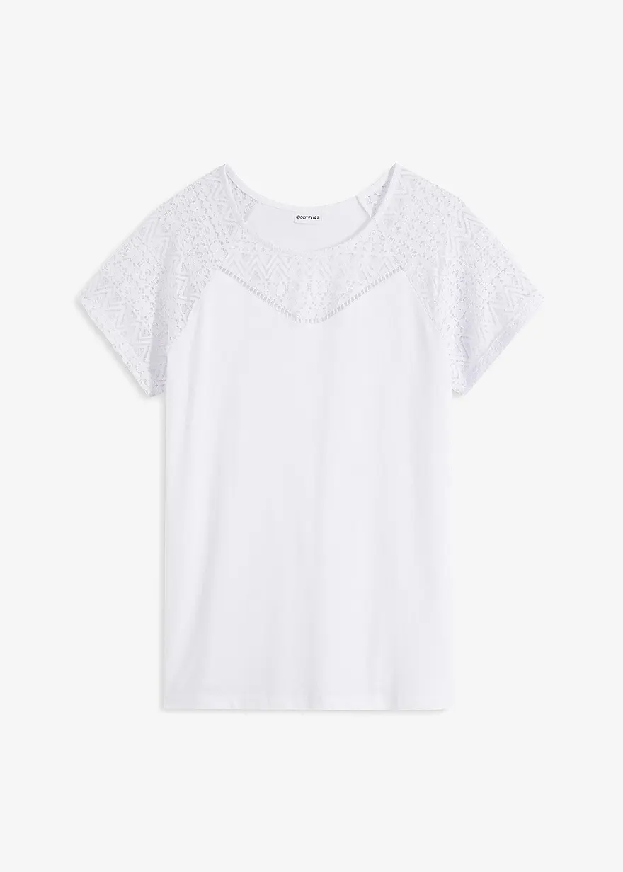 Shirt mit Spitze