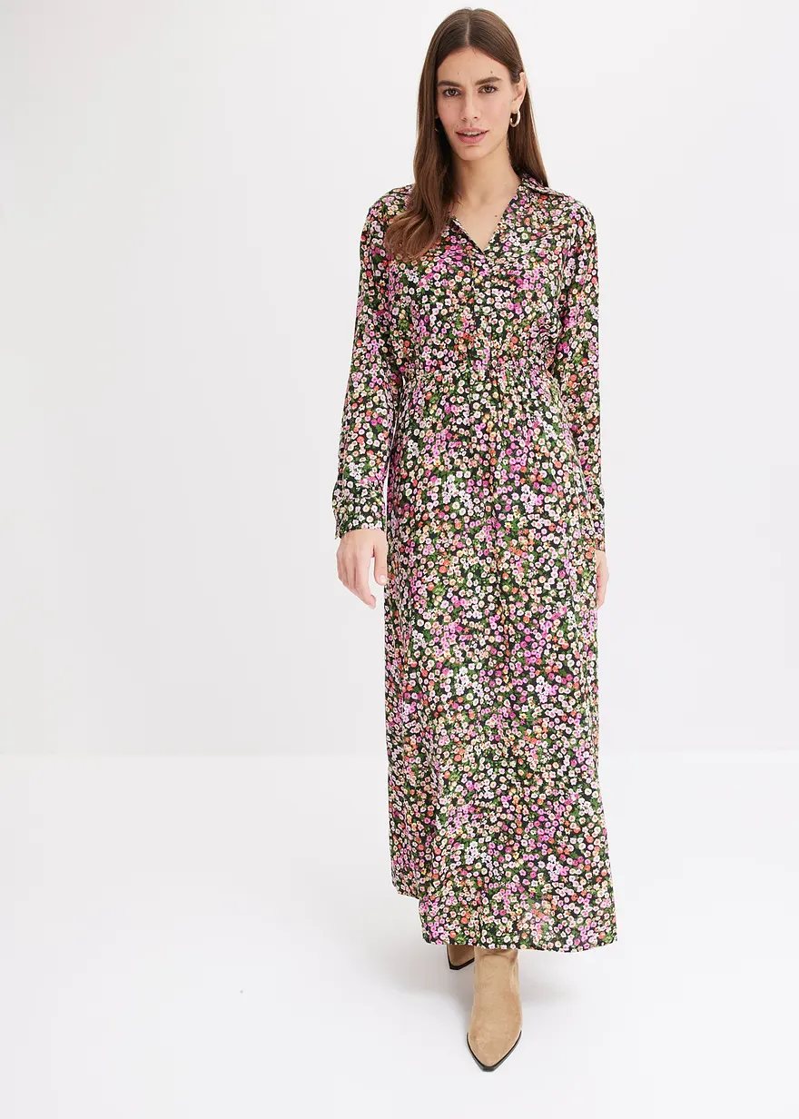 bedrucktes Maxikleid