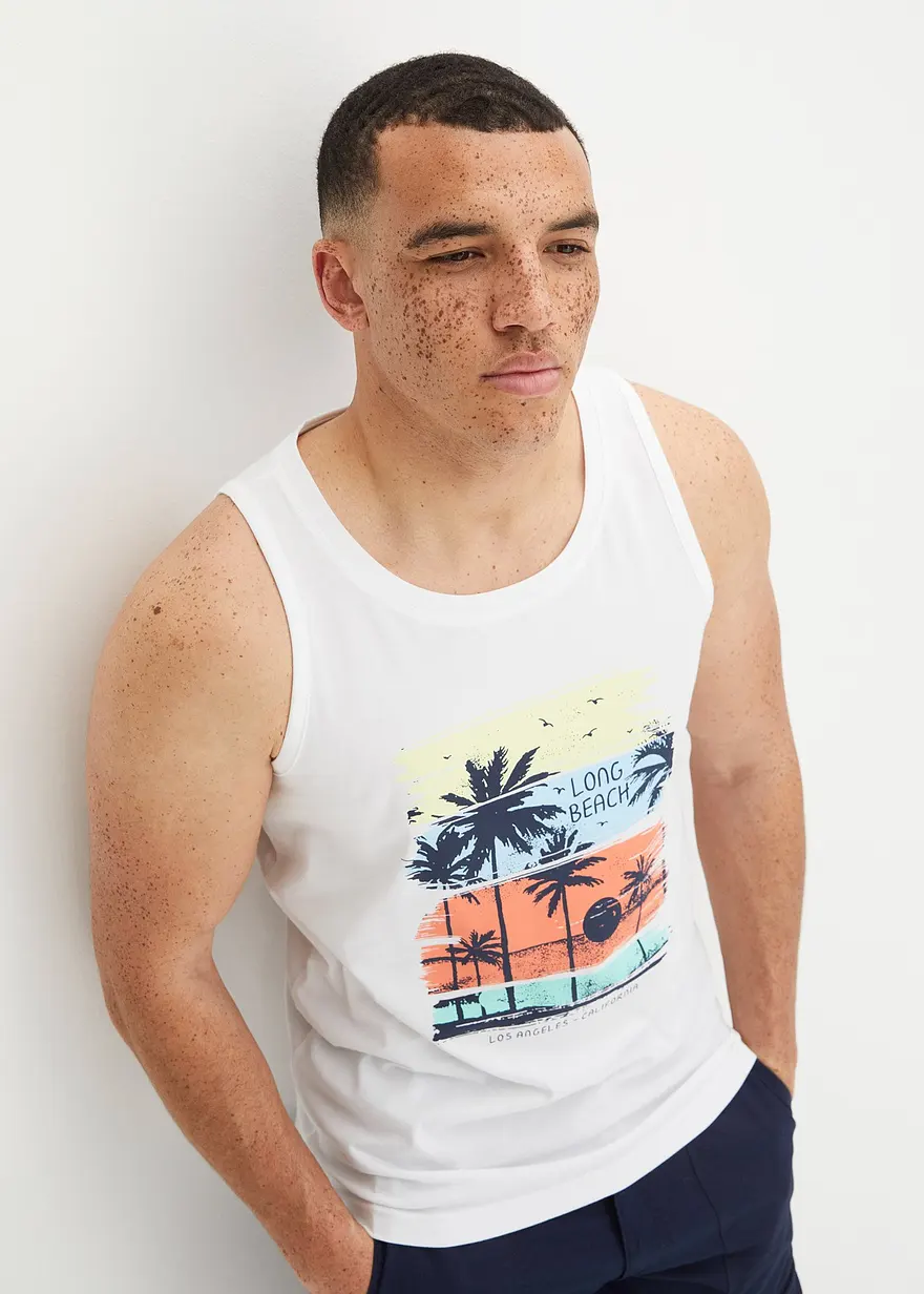 Muskel-Shirt aus reiner Bio-Baumwolle