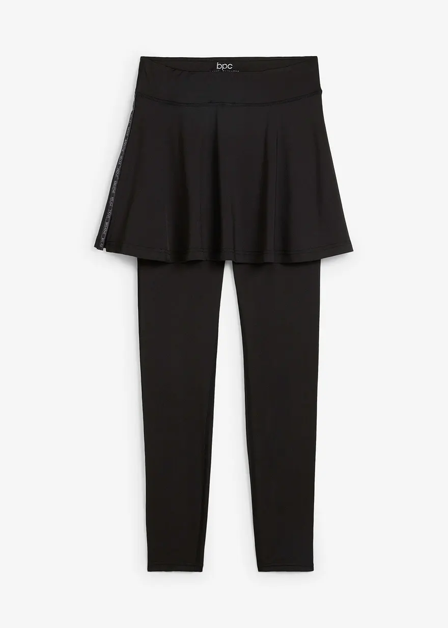 Sport-Leggings mit Rock, knöchelfrei