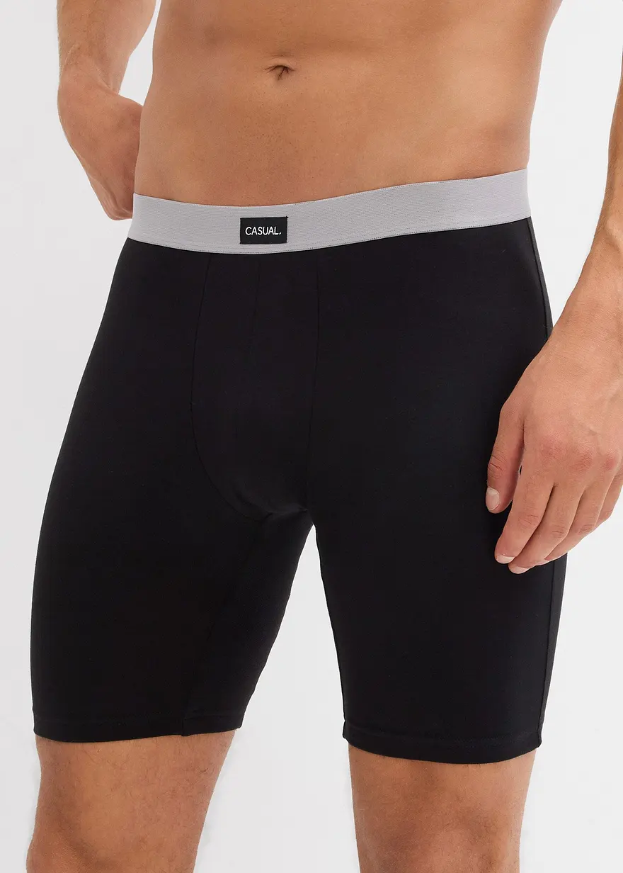 Lange Boxershorts eng (3er Pack)