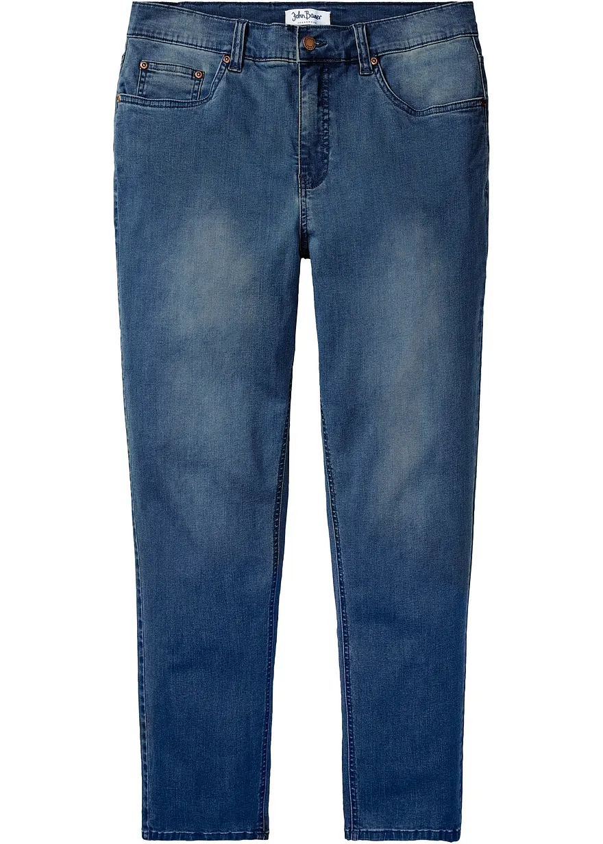 Classic Fit Power-Stretch-Jeans mit T-400 m. Komfortschnitt, Tapered
