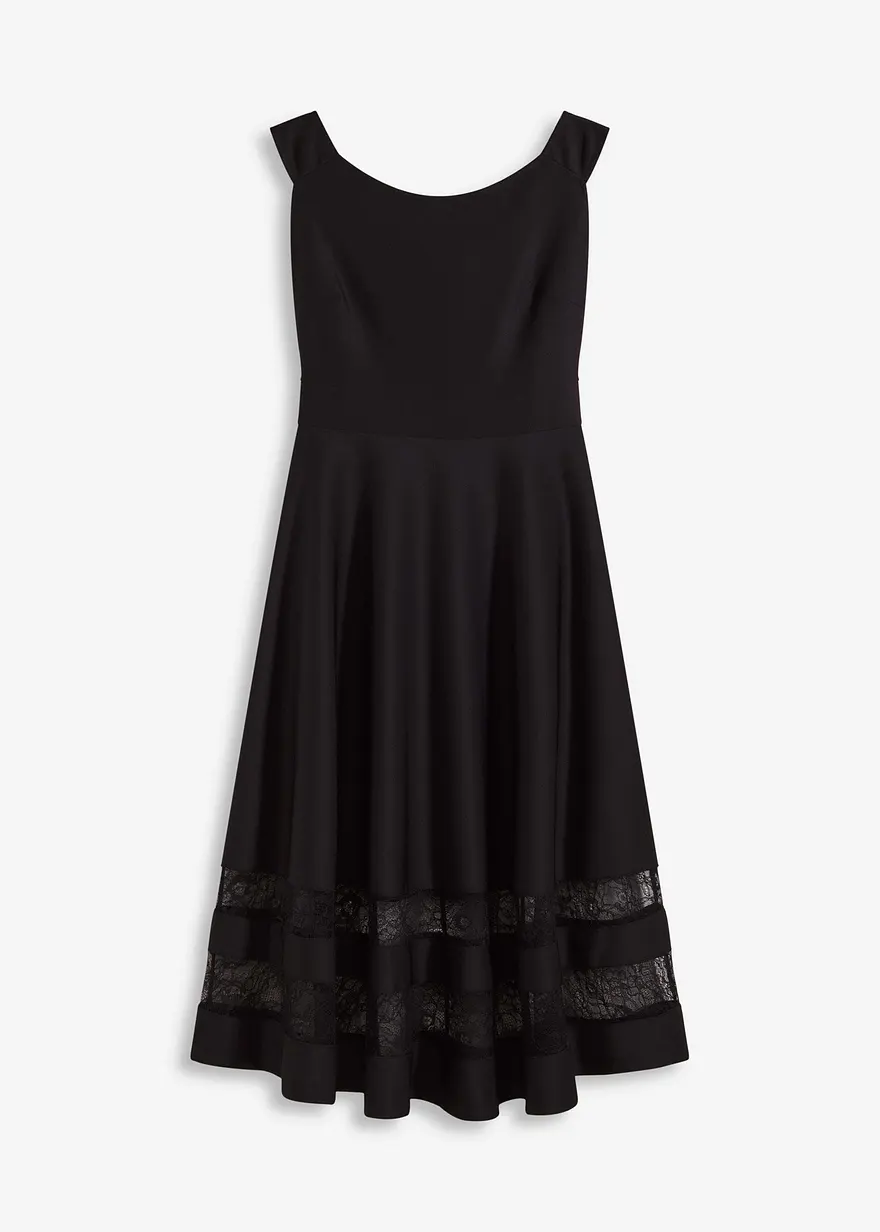 Carmen-Kleid mit Spitze