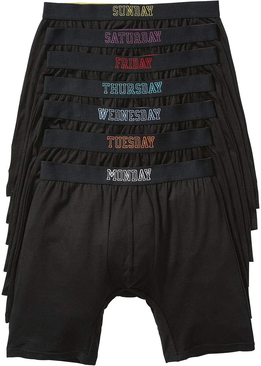 Lange Boxershorts eng (7er Pack)