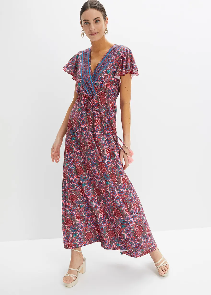 bedrucktes Maxikleid