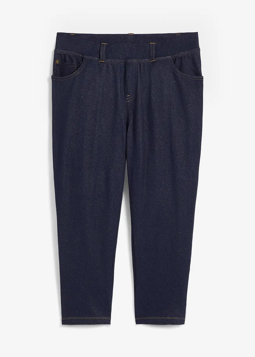 Capri-Leggings in Jeansoptik