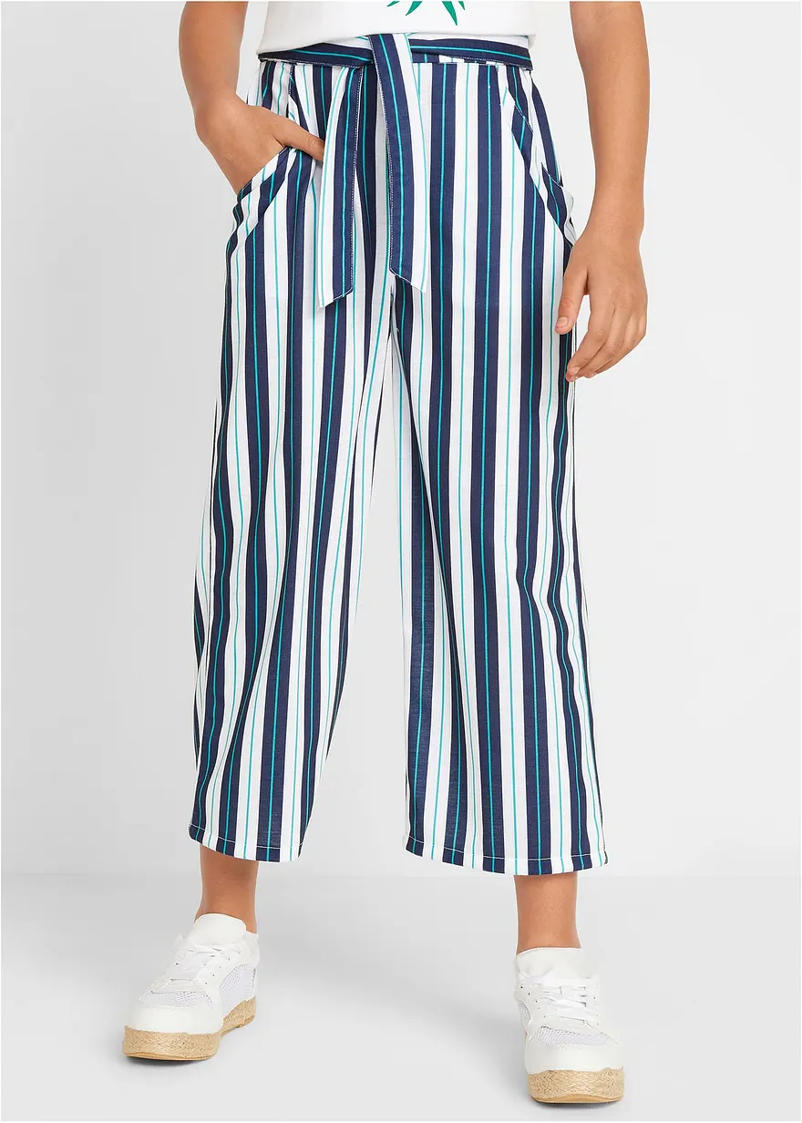 Palazzo-Hose mit elastischem Bund