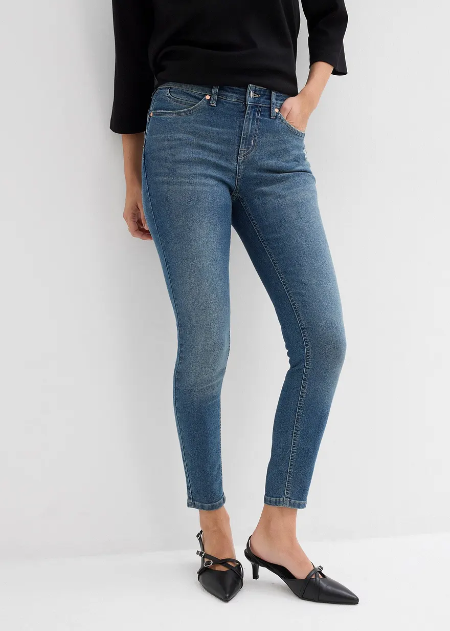 Skinny Jeans Mid Waist, Stretch