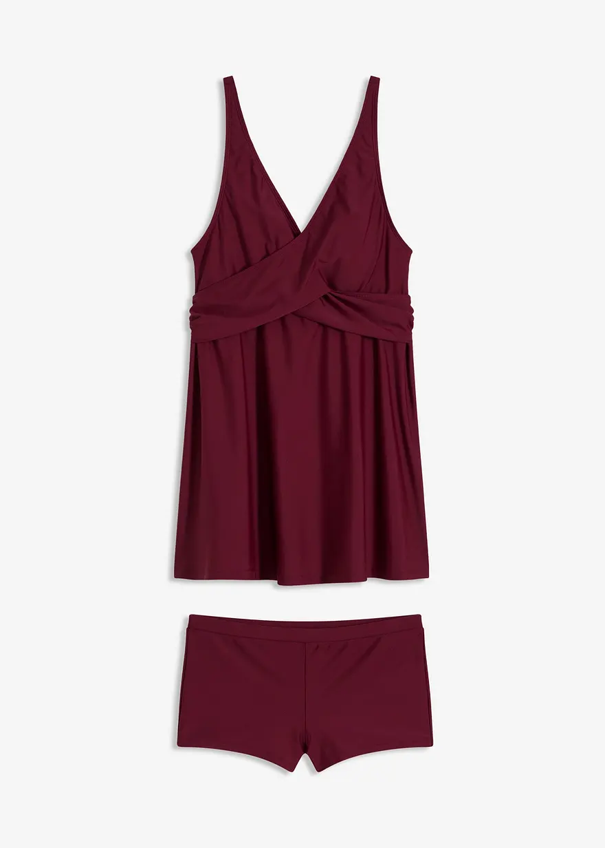 Long-Tankini (2-tlg.Set) mit V-Ausschnitt